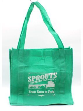Sprouts Farmers Market From Farm to Fork Green Food Bag Health Promo Collectible